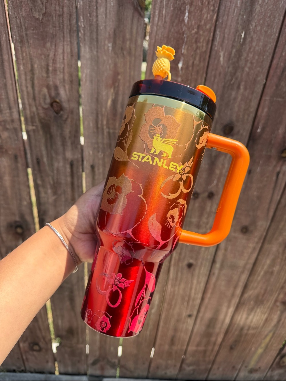 40 oz Karol G x 1913 Orange Stanley Ombré Tumbler